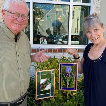 Stained glass class photo 11